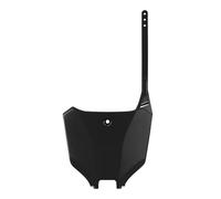 POLISPORT 8670700003 OEM Replica Front Number Plate Made of Durable and Resistant Glossy Plastic Compatible with Honda Motorcycles in Black