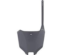 POLISPORT 8670700004 OEM Replica Front Number Plate Made of Durable and Resistant Glossy Plastic Compatible with Honda Motorcycles in Nardo Grey