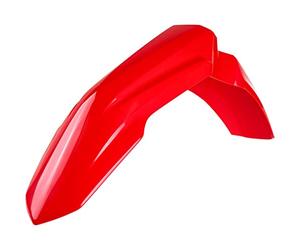 POLISPORT 8686100001 - OEM Replica Front Mudguard - Durable and Heavy Duty Plastic - Fits Honda Motorcycles in Red