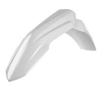 POLISPORT 8686100002 OEM Front Replica Mud Guards Made of High Gloss Durable and Heavy Duty Plastic Fits Honda Motorcycles in White