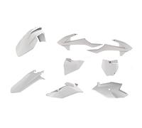 POLISPORT 90761 - Polisport MX plastic replica kit for those seeking OEM quality for KTM motorcycles in white color