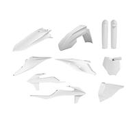 POLISPORT 91013 Polisport MX Plastic Replica Kit for Those Looking for OEM Quality for KTM Motorcycles in White