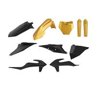 POLISPORT 91052 Polisport MX Plastic Replica Kit for Those Looking for OEM Quality for KTM Motorcycles in Gold/Black