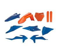 POLISPORT 91053 Polisport MX Plastic Replica Kit for Those Looking for OEM Quality for KTM Motorcycles in Blue/Orange