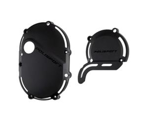 Polisport 91624 - Extreme Engine Protection Kit for Stark Varg 23'-26' - Clutch Cover Protection, Water Pump & Ignition, Extended Cover, Black