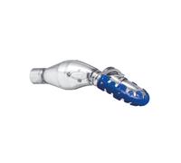 Polisport Armadillo Short Exhaust Header Pipe Guard Blue