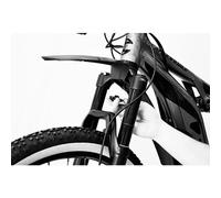 Polisport 8624300001 - Mud-Pro Front MTB Fender for 26"-29" Wheels with Magnetic FIDLOCK® for Easy Tool-Free Installation, Black
