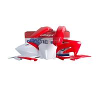 Honda CRF250R CRF 250 2008-2009 Polisport Plastics Kit Red White Plastic Set