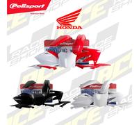Honda CRF250R CRF 250 2008-2009 Polisport Plastics Kit Red White Plastic Set