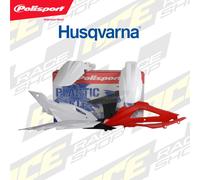 POLISPORT BOX KIT HUSQVARNA TC/TE250-510 09-10 WHITE/RED