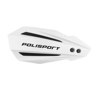 POLISPORT 8308500060 Bullit Hand Protector Rieju MR 300/250 21-25 Inch Compact, Ventilated and Versatile Protection with Dual Mounting System, White