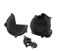 POLISPORT Clutch, Ignition And Water Pump Cover Protection Set - Beta RR 250 / 300 2T (18-22), black