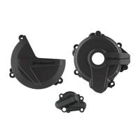 Polisport Sherco Se250/300 14-20 Clutch&ignition Cover Protector Black