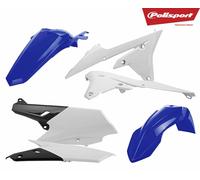 Polisport Off Road Yamaha Wr250f 15-19/wr450f 16-18 Plastics Kit White,Blue