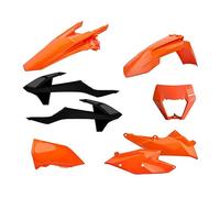 Polisport Enduro Ktm Exc/exc-f/xc-w/xcf-w 17-19 Oem 17-19 90881 Plastics Kit Orange,Black