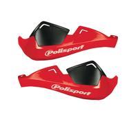 Polisport Evolution Integral Hand Guards with Fitting Kit Red