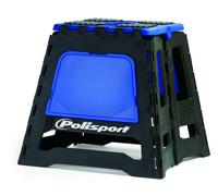 POLISPORT Foldable Bike Stand Blue/Black, black