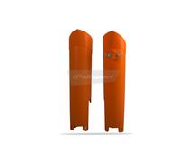 POLISPORT Fork Guard (Orange) To Fit KTM SX 250 08-14