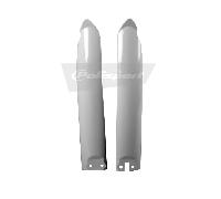 POLISPORT Fork Guard (White) To Fit KAWASAKI KX 125 94-03