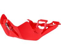 Polisport Fortress Skid Plate w/Linkage Protection Red For Beta RR 350 EFI 20-22
