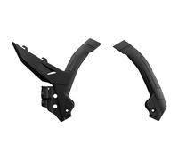 Polisport Frame Protectors For KTM SX SXF 2023-2025 EXC EXC-F 2024-2025 Black