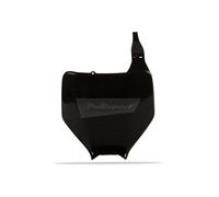 POLISPORT Front Number Plate Black Kawasaki KX/KX-F & Suzuki RM-Z250, black