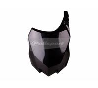 POLISPORT Front Number Plate Black Kawasaki KX250F/KX450F, black