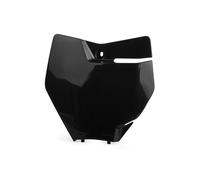 POLISPORT Front Number Plate Black KTM, black