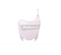 POLISPORT Front Number Plate White Honda CRF110F, white