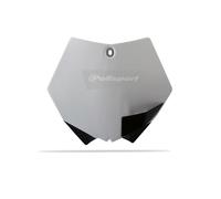 POLISPORT Front Number Plate White KTM, white