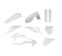 POLISPORT Full MX Body Kit (White) To Fit KTM Kit including Fork Guards 19-21