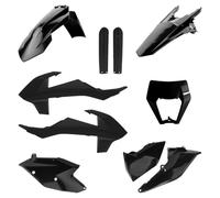 Polisport full plastic kit EXC/EXC-F/XC-W/XC-FW 17-19 black