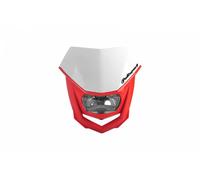 POLISPORT Halo Headlight Red/White, white