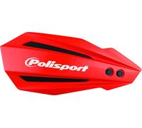 POLISPORT 8308500003 - Hand Protectors BULLIT 1 MX-Style Plastic Attachment Point Including Mounting Kit Compatible with Beta RR Motorcycles in Red