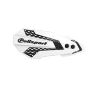 POLISPORT 8308200061 MX Flow Hand Protector Rieju MR 250/300 21-25 Inches, Vented and Versatile Protection with Modern Design and Dual System Mounting, Colour: White/Black