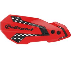 POLISPORT MX Flow Handguards Red / Black - Honda CRF450R / RX, black, size 10 mm