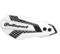 POLISPORT MX Flow Handguards White / Black - Kawasaki KX250F / 450F, white, size 10 mm