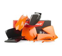 Polisport Plastics Kit For KTM EXC125 2003 OEM Orange