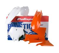 Polisport Mx Ktm Sx85 06-12 Oem 11-12 90451 Plastics Kit White,Orange