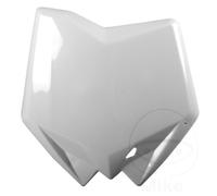POLISPORT Front Number Plate White Husqvarna, white