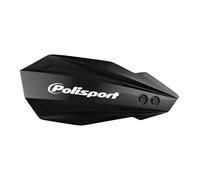 POLISPORT 8308500029 - BULLIT 1 Mounting Point MX-Style Plastic Handguard with Mounting Kit Included Compatible with Honda Motorcycles in Black