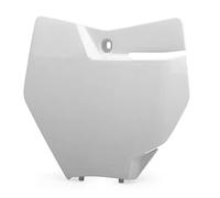 POLISPORT Front Plate (White) To Fit KTM SX/SXF Models 16-18