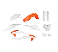 Polisport Off Road Mx Full Ktm Sx/sx-f/xc-f 19-20 91012 Plastics Kit White,Orange