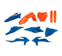 POLISPORT 91053 Polisport MX Plastic Replica Kit for Those Looking for OEM Quality for KTM Motorcycles in Blue/Orange