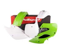 Polisport Body Kit for Kawasaki KX85 01-13 – OEM Plastics Kit – Green/White