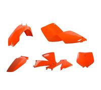 Polisport Plastics Kit For KTM SX125 SX250 2001-2002 EXC 2003 Orange