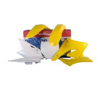 Polisport Plastic Kit MX Yellow/White Suzuki RMZ 250 2004-2006