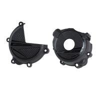 Polisport Clutch & Ignition Cover Protector SUZUKI DR-Z400 00-24 Black