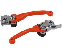 POLISPORT Pivot Unbreakable Lever Set Orange - KTM, white, size 10 mm