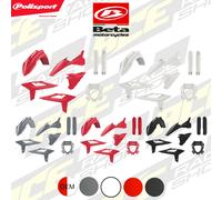 POLISPORT PLASTIC BOX KIT BETA 125-480RR 2T+4T 20-22 ENDURO (INC FORK GUARDS)